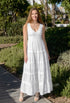 Kleid Weiß 4076 F FRESH COTTON